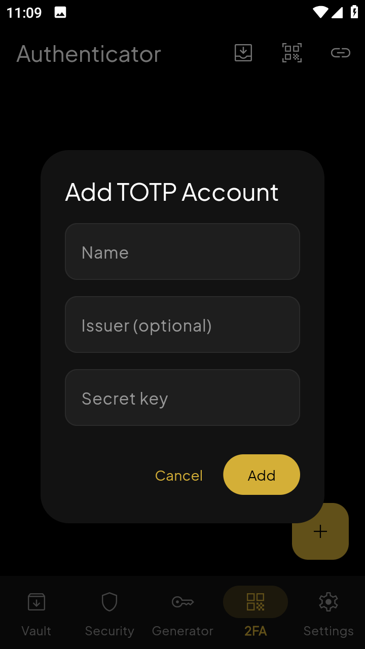 Two-factor authentication codes